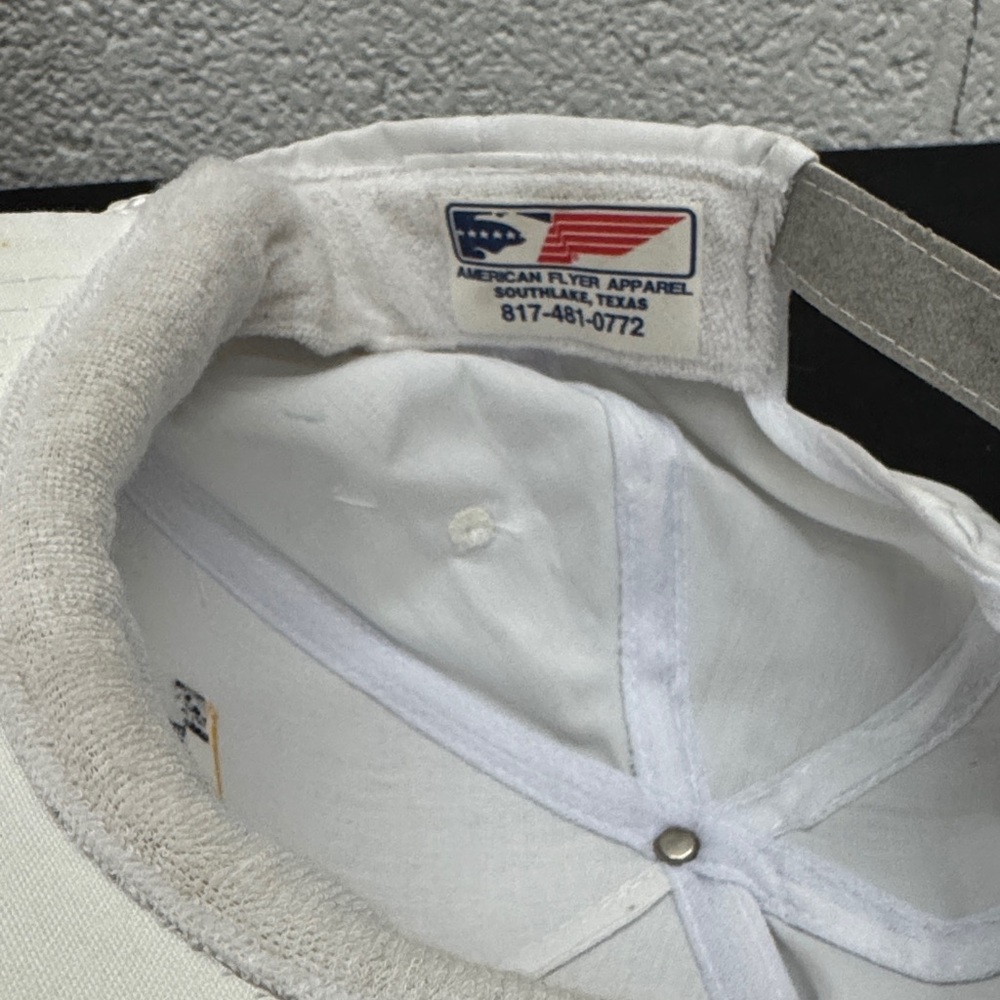 Pyroil White Racing Cap vintage NSCAR - Picture 9 of 10